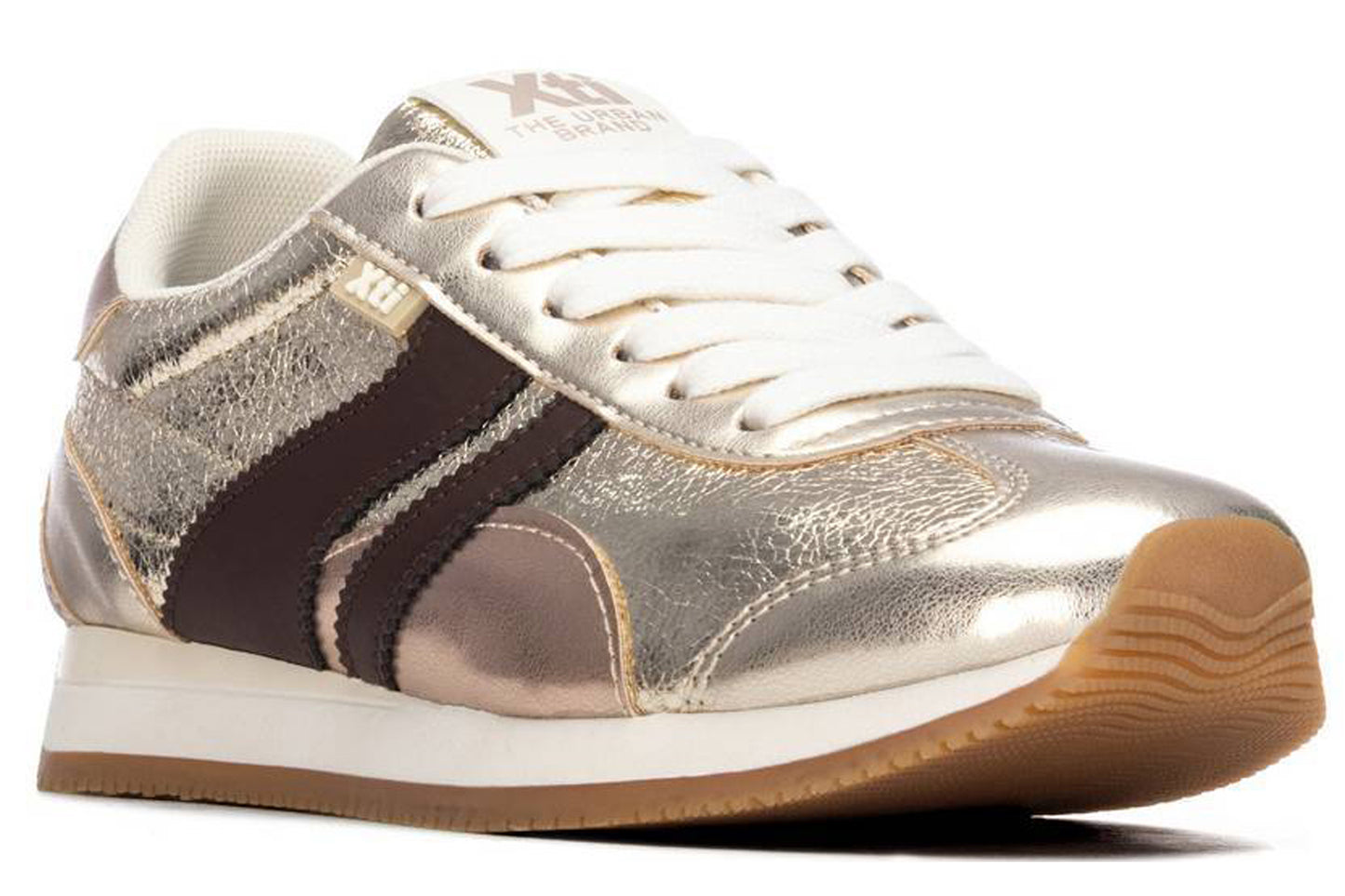 XTI Oreo 146275 Gold Womens Fashion Trainers