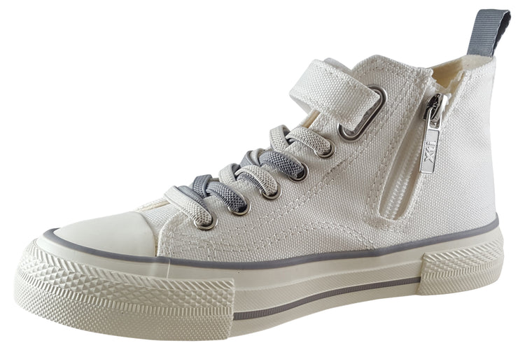 XTI Orion Hi 150349 White Girls Canvas