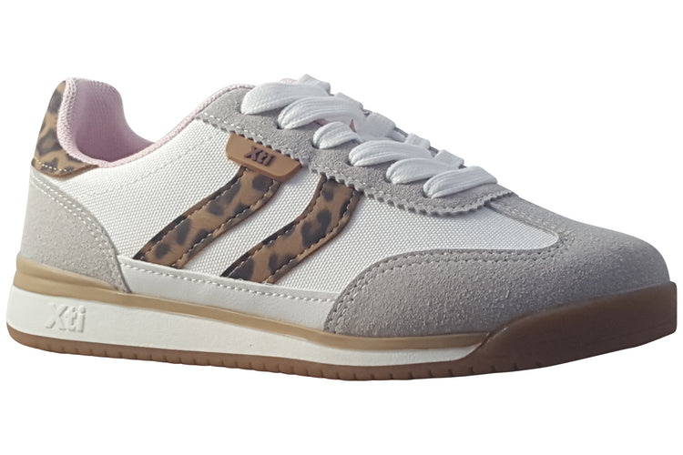 XTI Patsy 153013 White/Leopard Girls Shoes