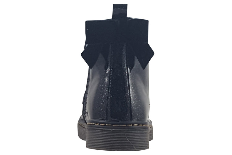 XTI Pattie 150213 Black Glitter Girls Boots