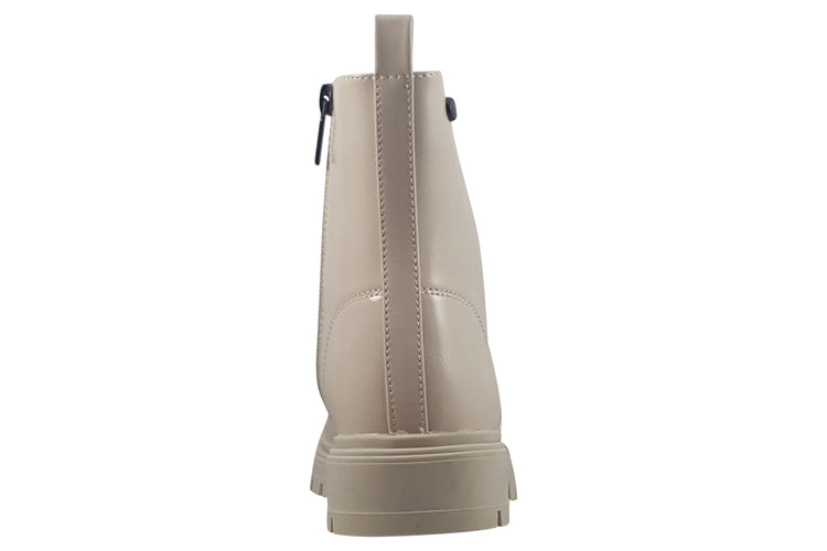XTI Phillipa 150494 Cream Patent Girls Boots