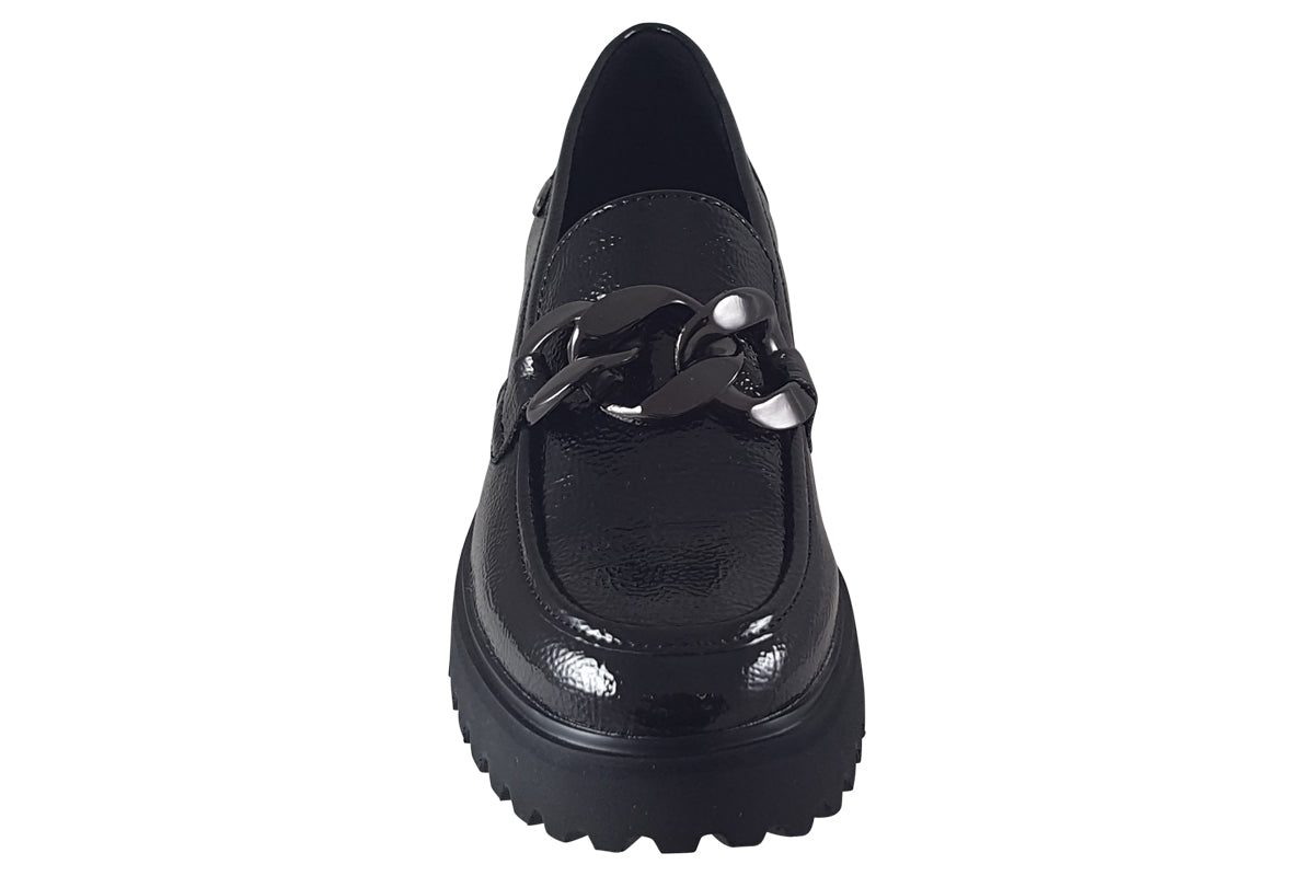 xti-polly-anne-black-patent-womens-top
