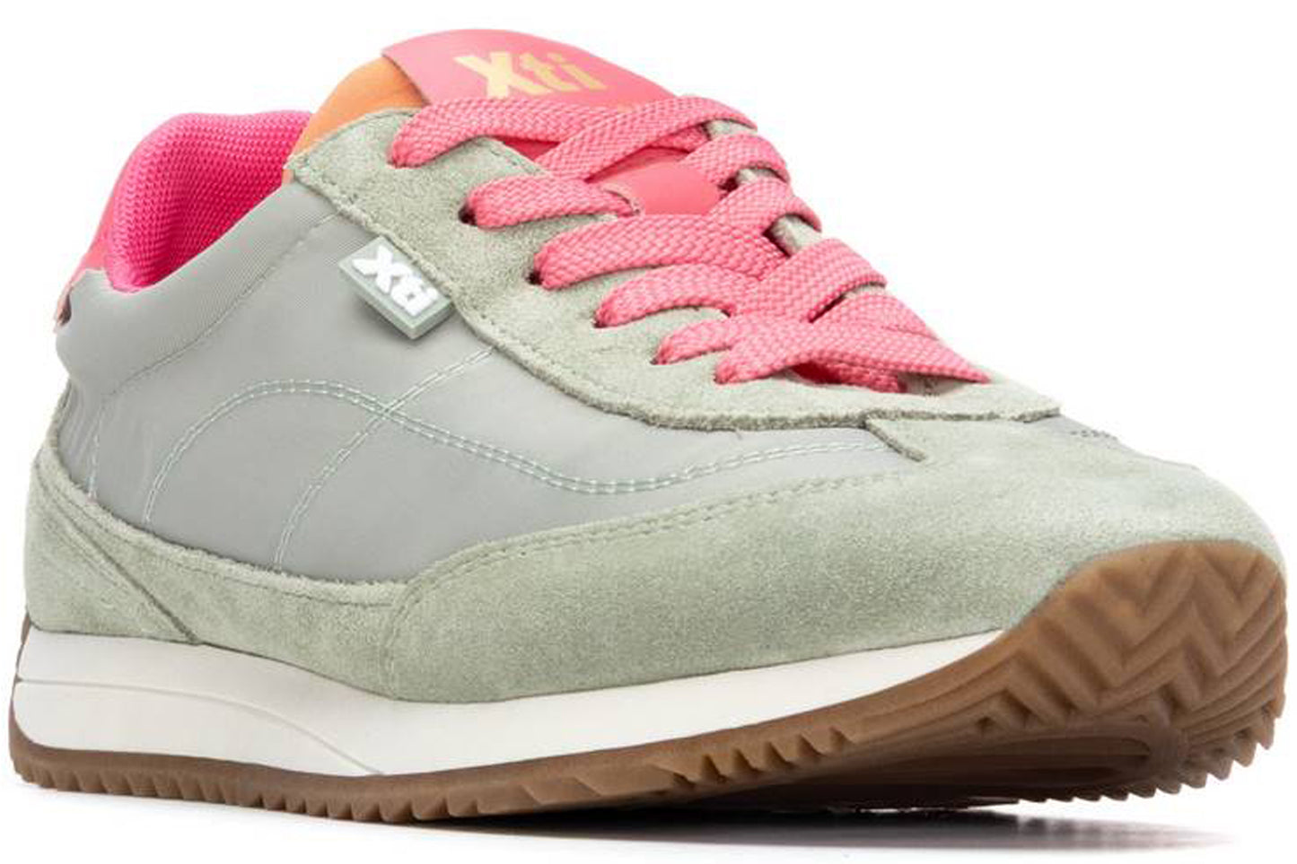 XTI Sally 145209 Khaki Womens Fashion Trainers
