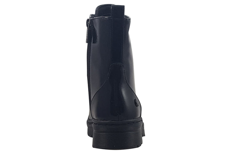 XTI Scarlett 150980 Black Patent Girls Boots