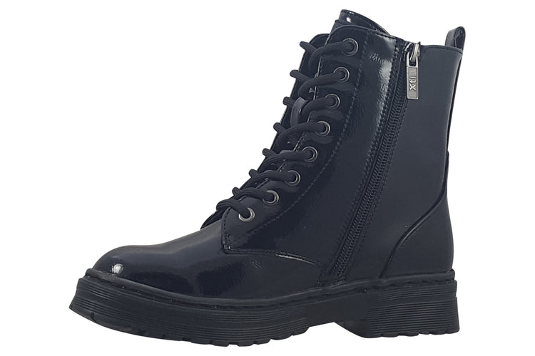 XTI Scarlett 150980 Black Patent Girls Boots