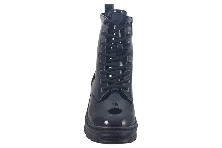 XTI Scarlett 150980 Black Patent Girls Boots