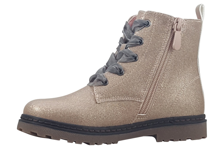 XTI Sienna 151091 Nude (Pink) Patent Girls Boots