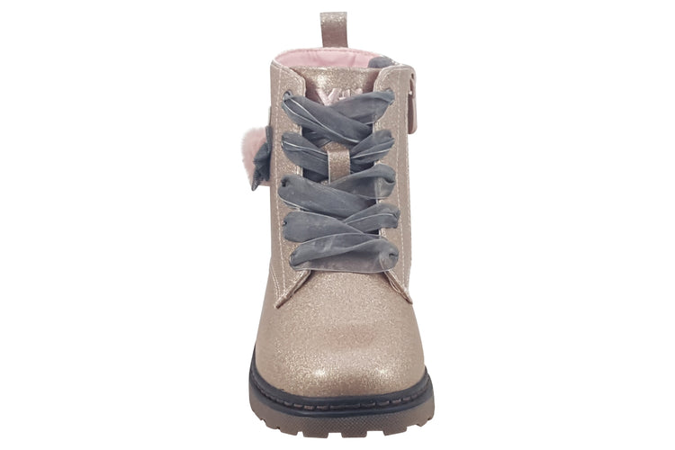 XTI Sienna 151091 Nude (Pink) Patent Girls Boots