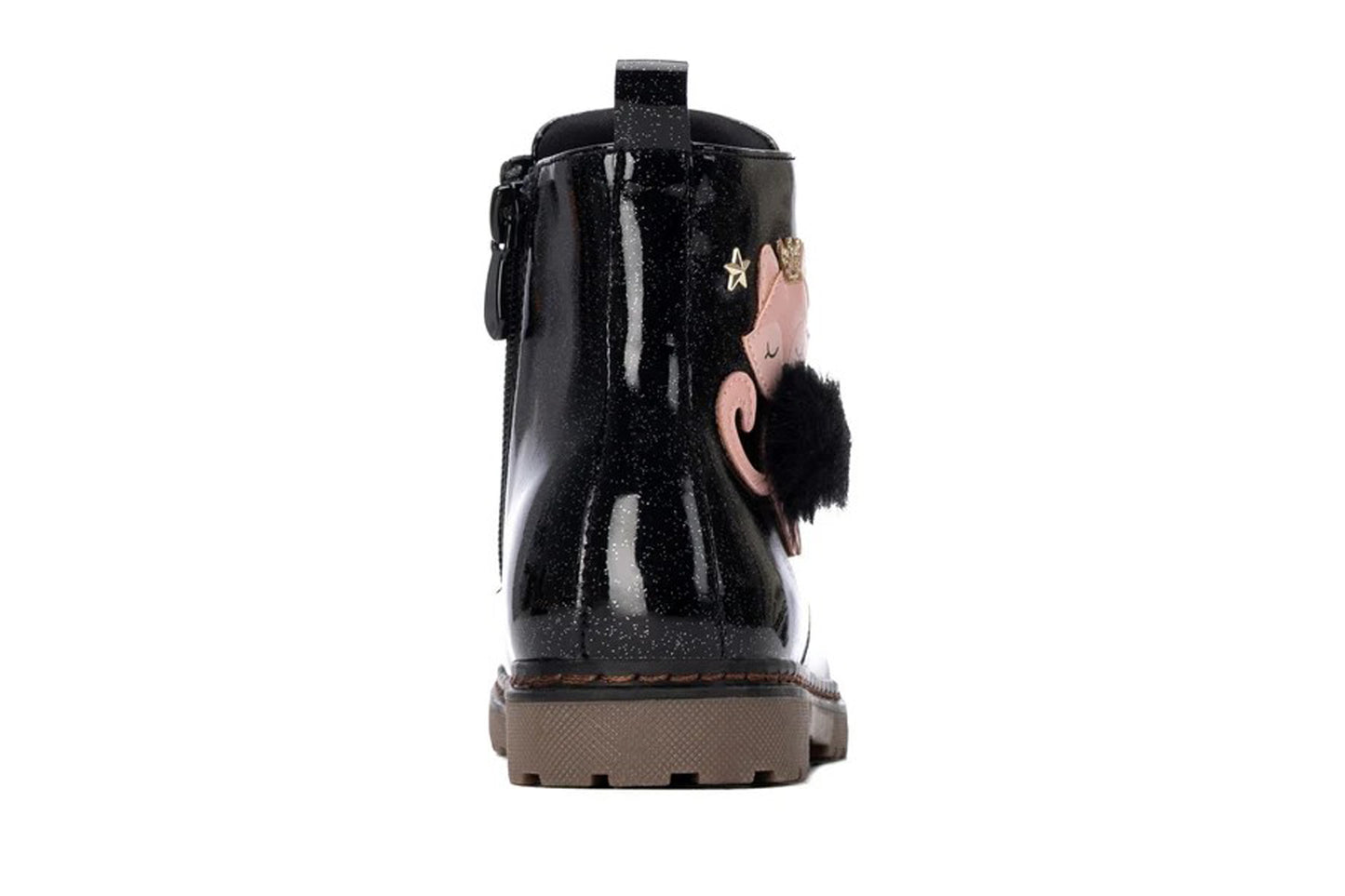 XTI Squirrel BT 154115 Black Patent Girls Boots