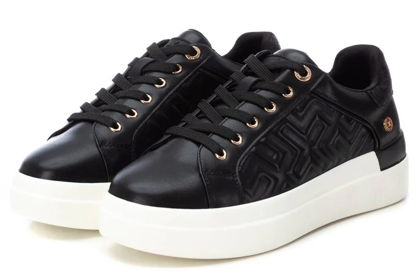 XTI XTi Sunshine 142954 Black Womens Fashion Trainers