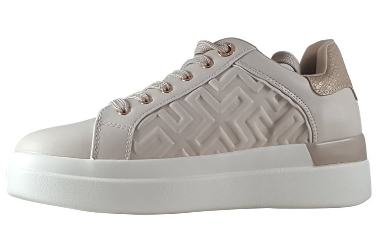 XTI XTi Sunshine 142954 Beige Womens Fashion Trainers
