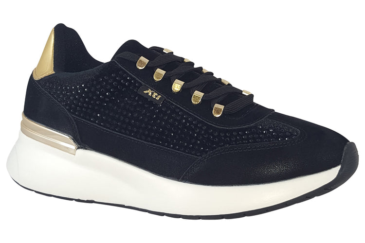 XTI XTi Sunshine 142954 Black Womens Fashion Trainers