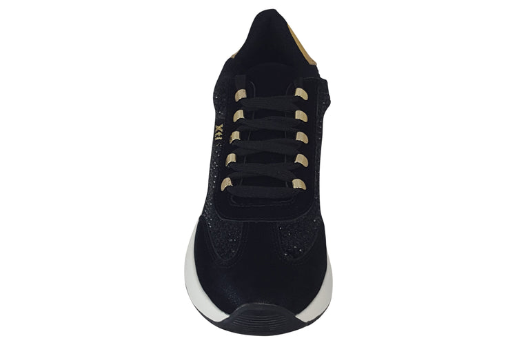 XTI XTi Sunshine 142954 Black Womens Fashion Trainers