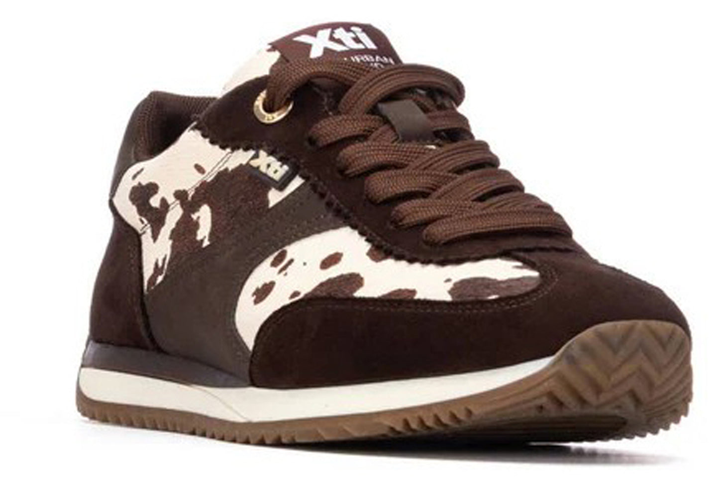 XTI Topic 146533 Cow Print Womens Fashion Trainers