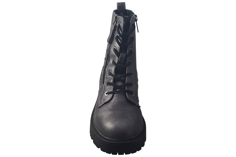 XTI Zipped BT 151345 Plumb Girls Boots