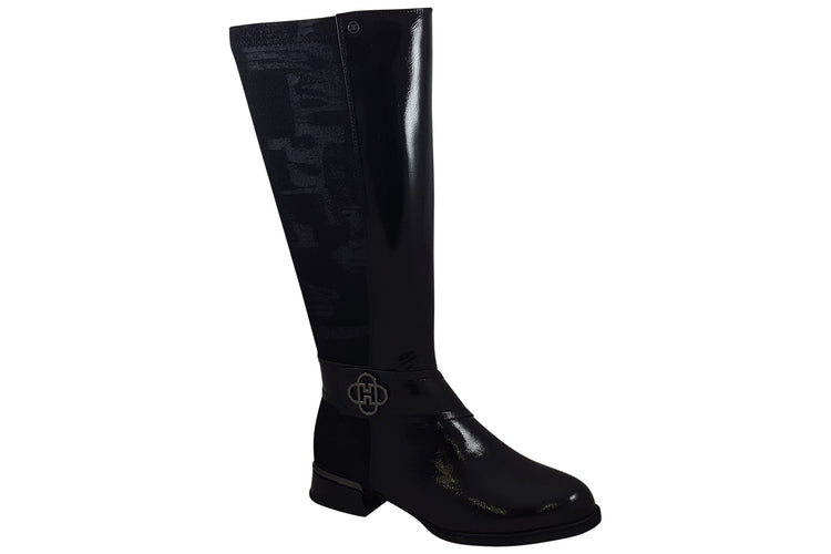 Zanni and Co Bekasi Ink Patent Womens Boots