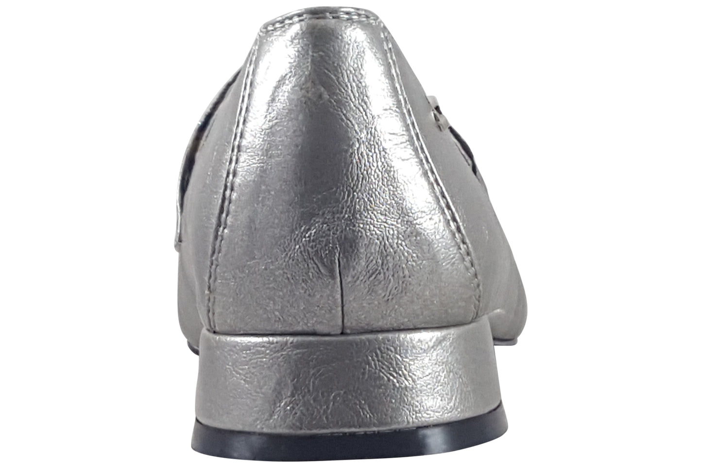 zanni and co dalat silver cheetah womens shoes back