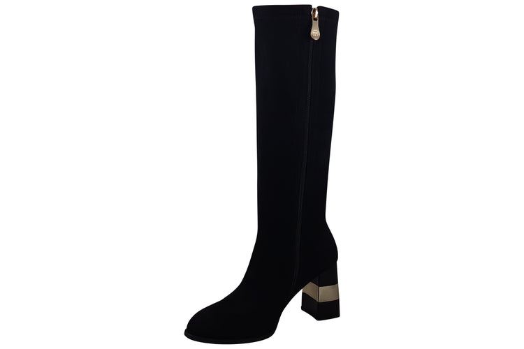 Zanni and Co Belawon Womens Boots Ink Suede