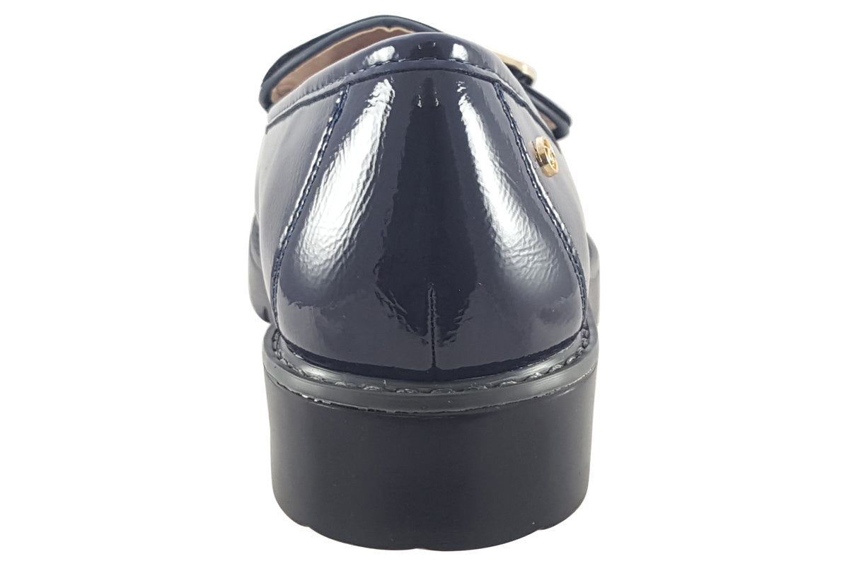 zanniandco avray cobalt patent womens shoes back
