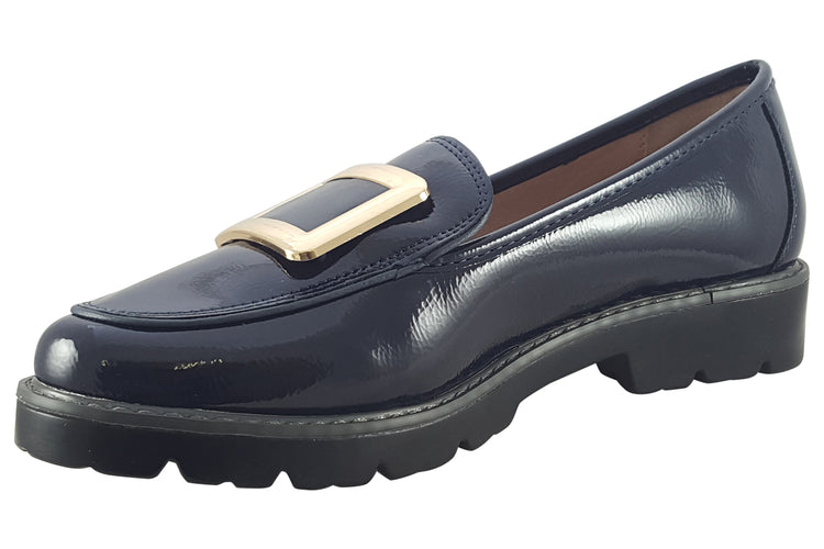 Zanni and Co Avray Cobalt Patent Womens Shoes