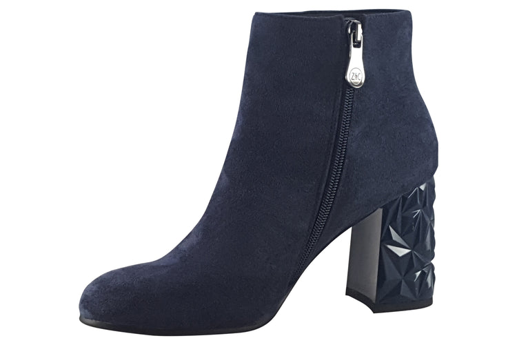 Zanni and Co Bardis Cobalt Suede Womens Boots