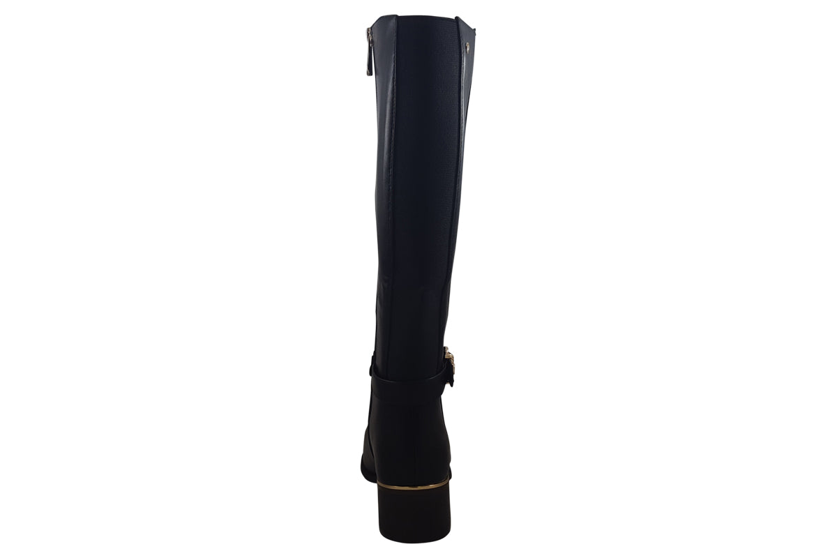 zanniandco hanjurah black womens boots back