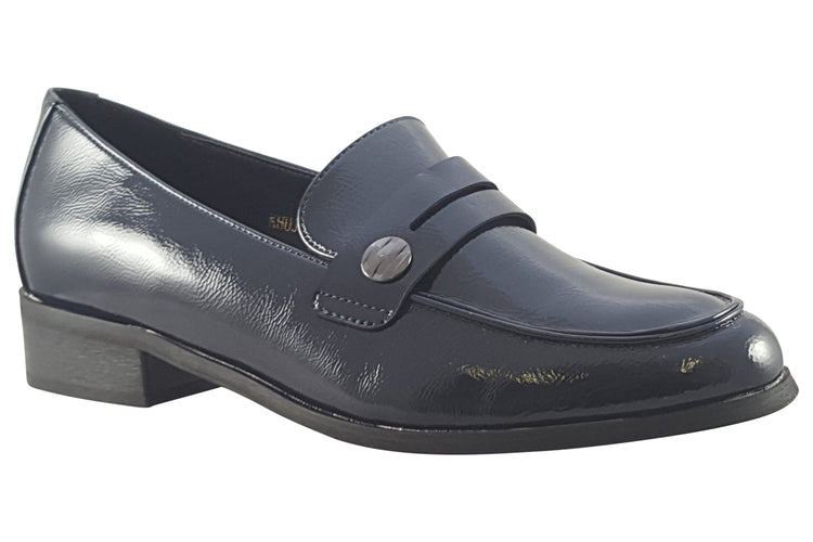 Zanni and Co Khujand Cobalt Patent Womens Shoes