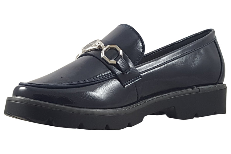Zanni and Co Saphin Cobalt Patent Womens Shoes