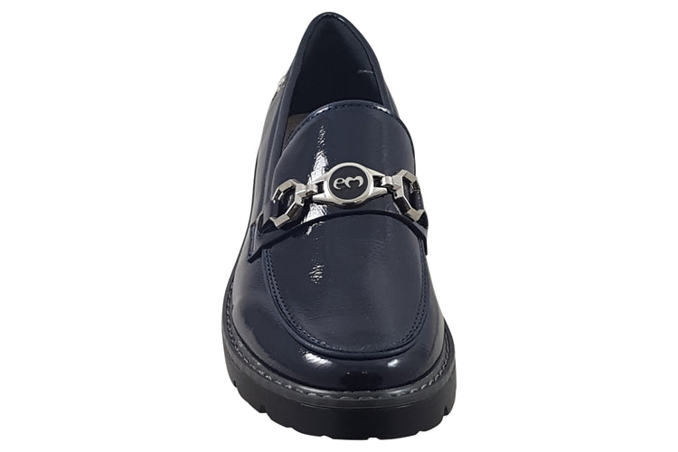 Zanni and Co Saphin Cobalt Patent Womens Shoes