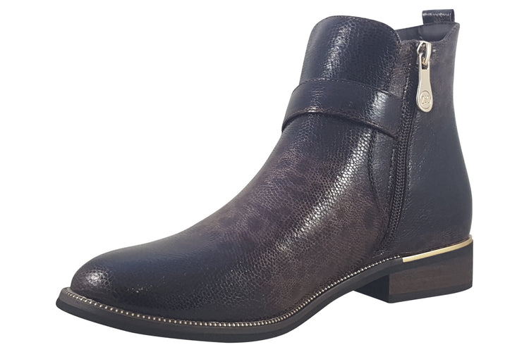 Zanni and Co Shahba Choc Crackle Womens Boots
