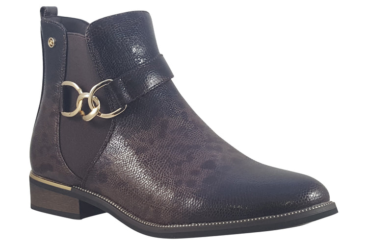 Zanni and Co Shahba Choc Crackle Womens Boots