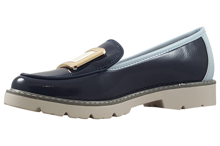 Zanni and Co Yen Whipped Cobalt Womens Shoes